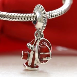 PANDORA Fire Hydrant & Helmet Dangle Charm 797632ENMX